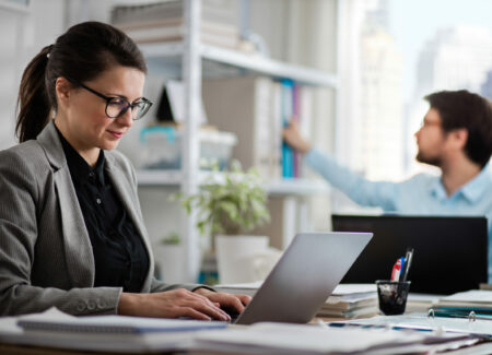 Women reading the franchising code of conduct