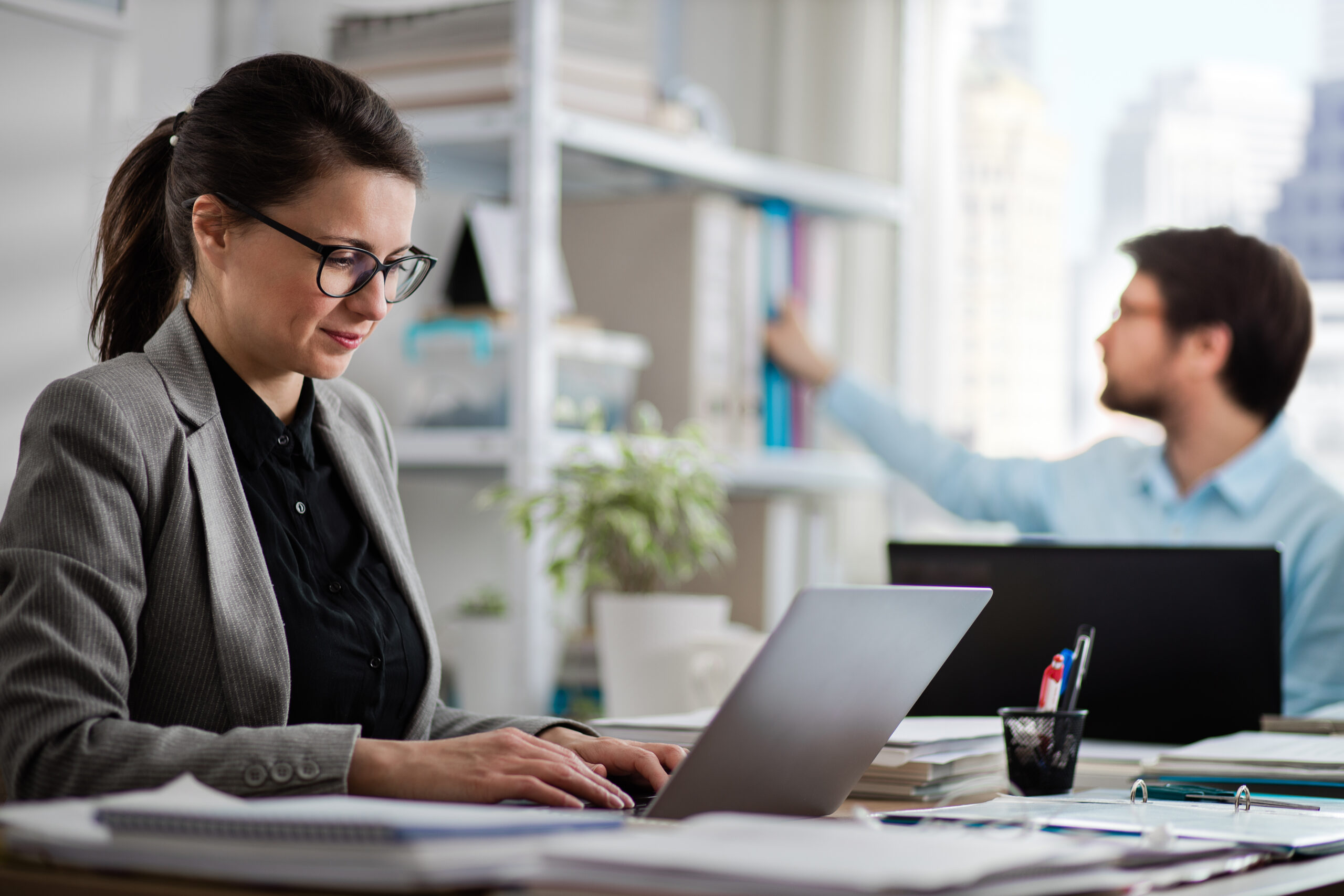 Women reading the franchising code of conduct